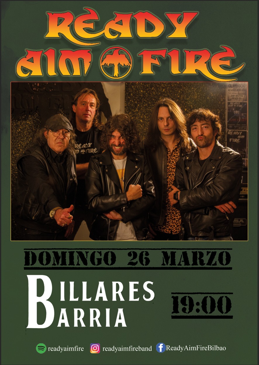 Ready Aim Fire - Billares Berria - marzo 2023